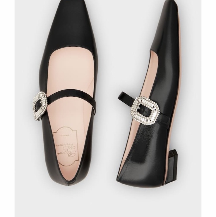 Roger Vivier 女士 Belle Vivier 瑪麗珍鞋35 35.5 36 36.5 37 37.5 38 38.5 39 39.5 40 41碼跟高: 2.5cm-4