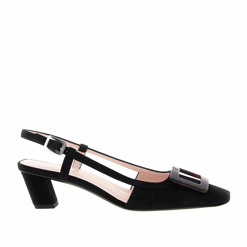 Roger Vivier 女士 Belle Viver 高跟涼鞋35 35.5 36 36.5 37 37.5 38 38.5 39 39.5-3