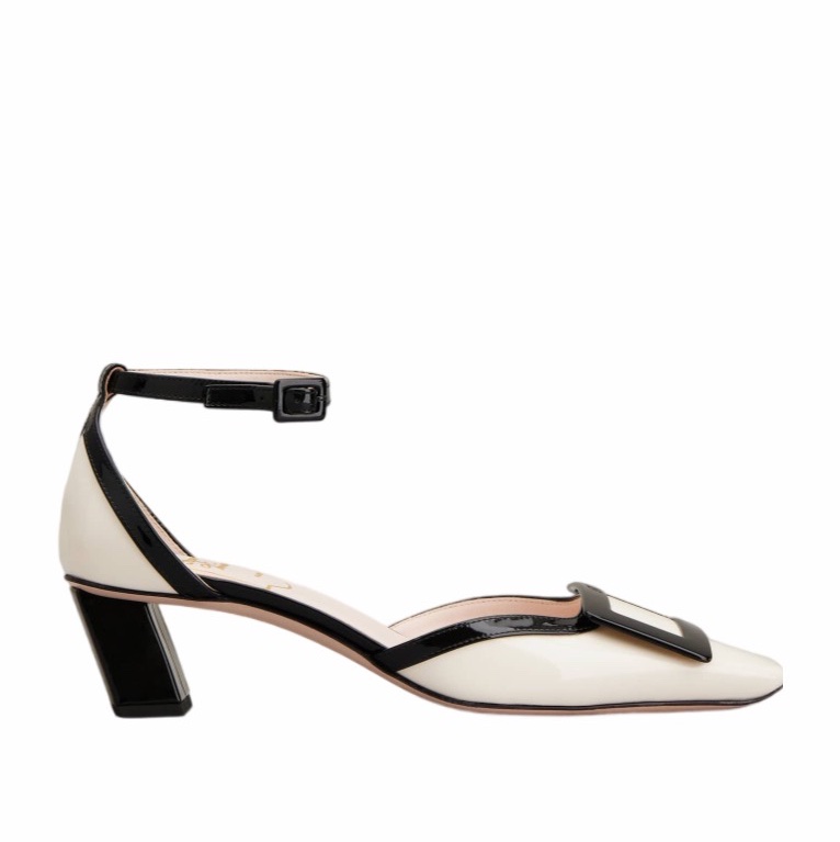 Roger Vivier 女士 Belle Vivier 踝部扣帶高跟鞋35 36 36.5 37.5 39 40.5碼跟高: 4.5cm-4