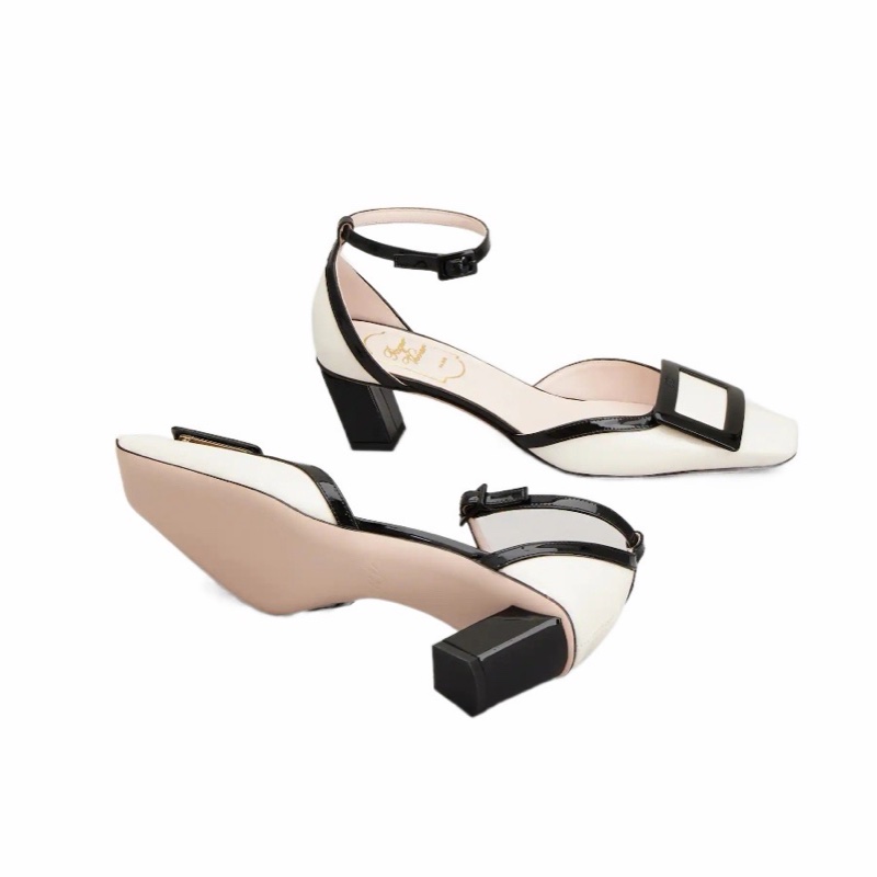 Roger Vivier 女士 Belle Vivier 踝部扣帶高跟鞋35 36 36.5 37.5 39 40.5碼跟高: 4.5cm-5