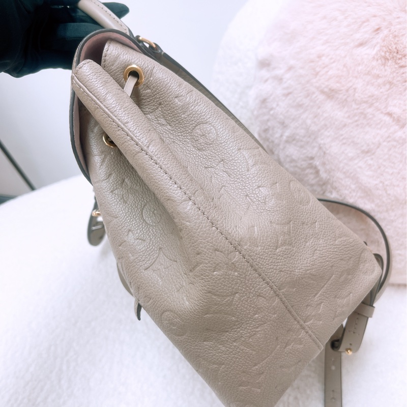 Lv montsouris pm 灰色老花背包/雙肩包-4