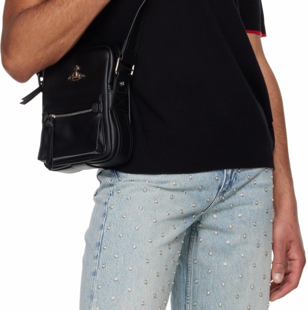 Vivienne Westwood 男女同款 徽標單肩包均碼碼17cm*5cm*21cm-4