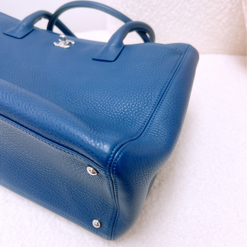 Chanel executive 深藍色手提包/肩背包-6