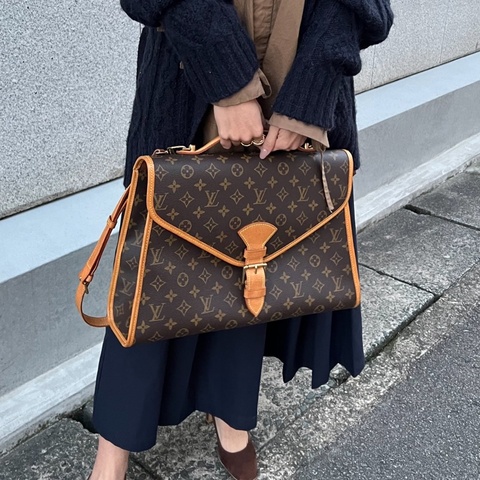 【容量感動❗️中古經典✨】LV Ivy 郵差包大號