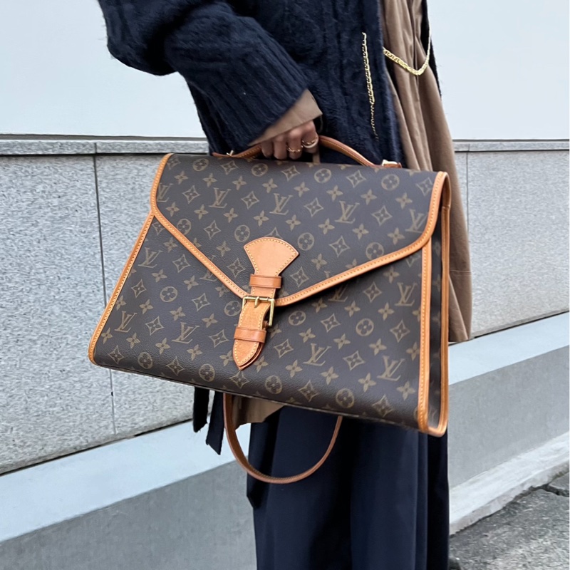 【容量感動❗️中古經典✨】LV Ivy 郵差包大號-1