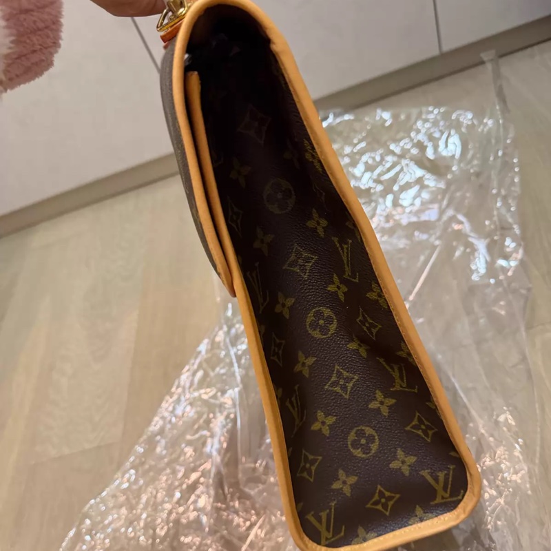 【容量感動❗️中古經典✨】LV Ivy 郵差包大號-5