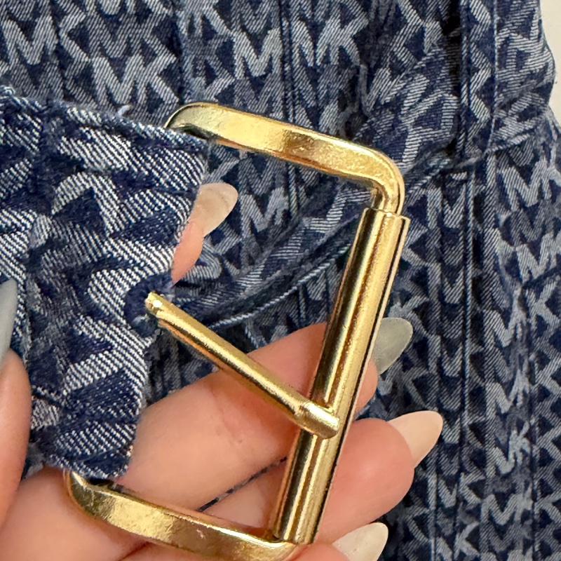 MICHAEL KORS MK 單寧滿版logo洋裝-2