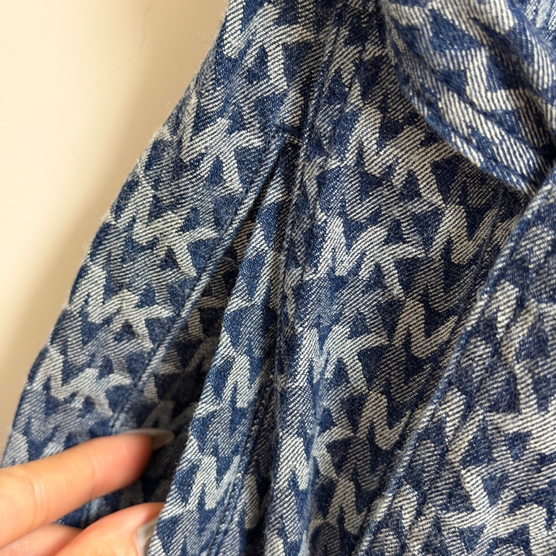 MICHAEL KORS MK 單寧滿版logo洋裝-3