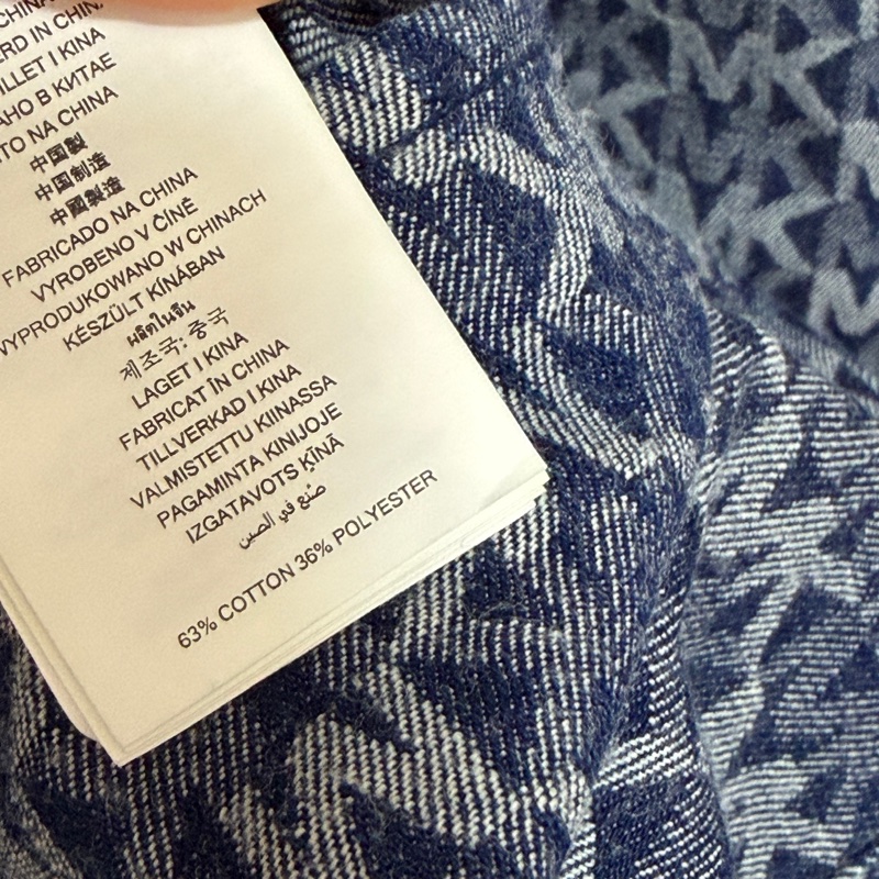 MICHAEL KORS MK 單寧滿版logo洋裝-6