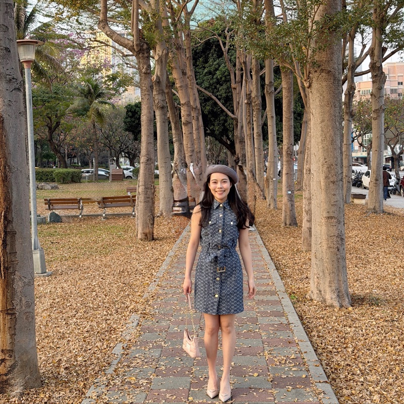 MICHAEL KORS MK 單寧滿版logo洋裝-9