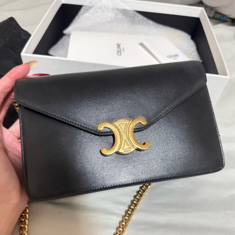 Celine 鏈條包 Woc 信封包 全配-1