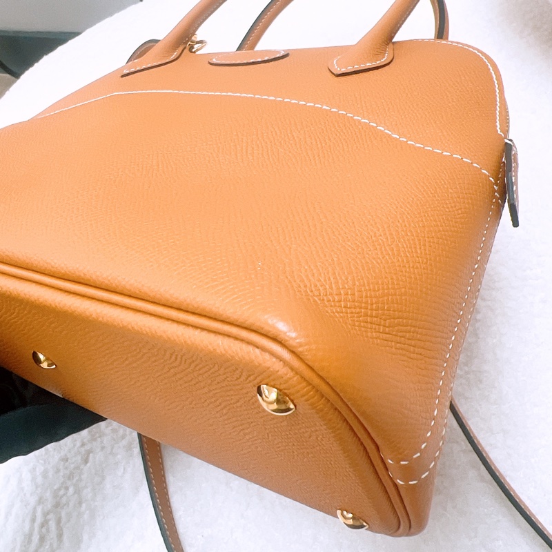Hermes bolide 27/ 25 toffee 手提包 A刻-3