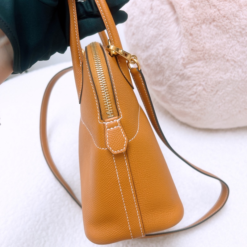 Hermes bolide 27/ 25 toffee 手提包 A刻-4