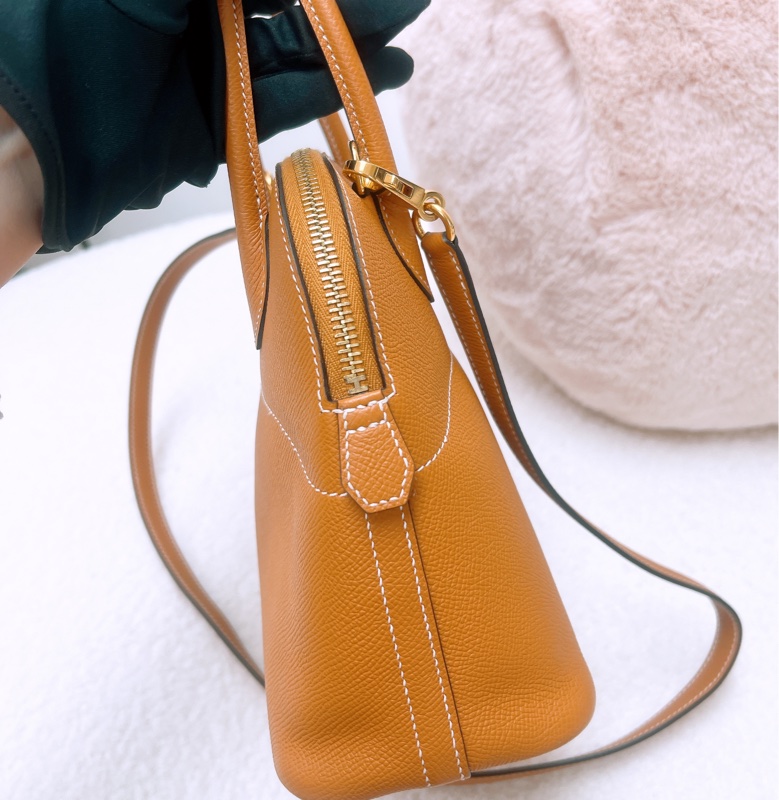 Hermes bolide 27/ 25 toffee 手提包 A刻-4