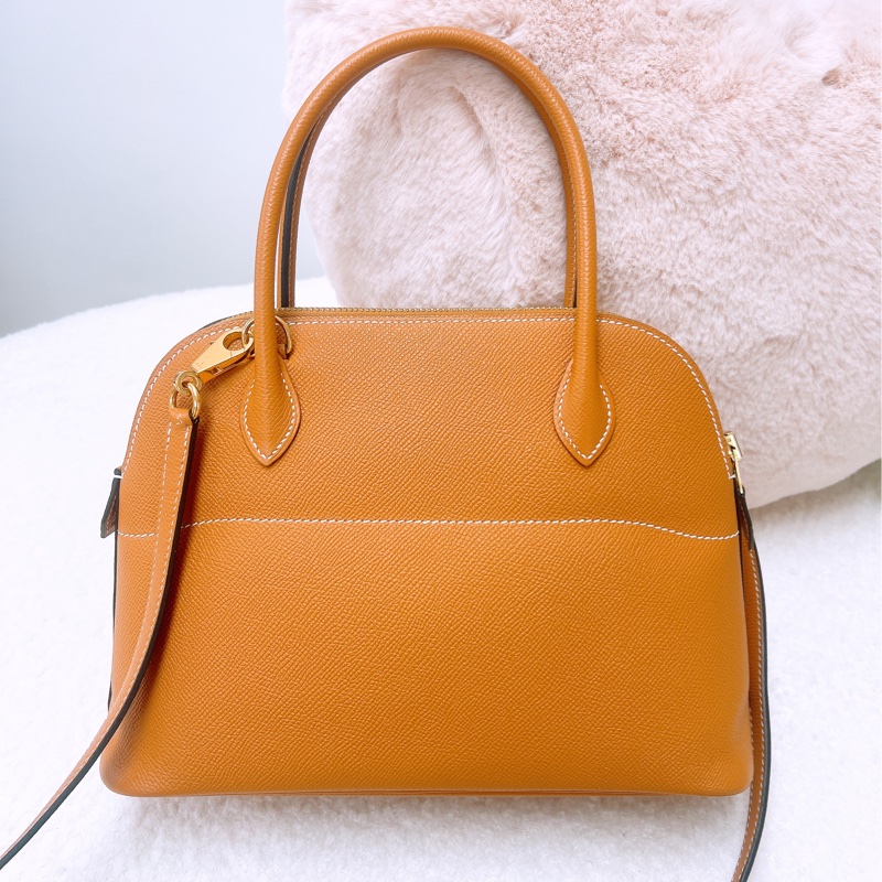 Hermes bolide 27/ 25 toffee 手提包 A刻-5