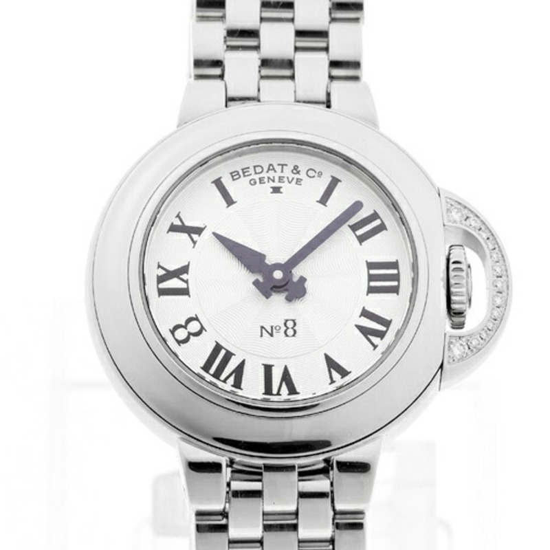 BEDAT & Co. No.8 827.021.600 石英腕錶，附鑽石錶冠護肩 A-159685-2