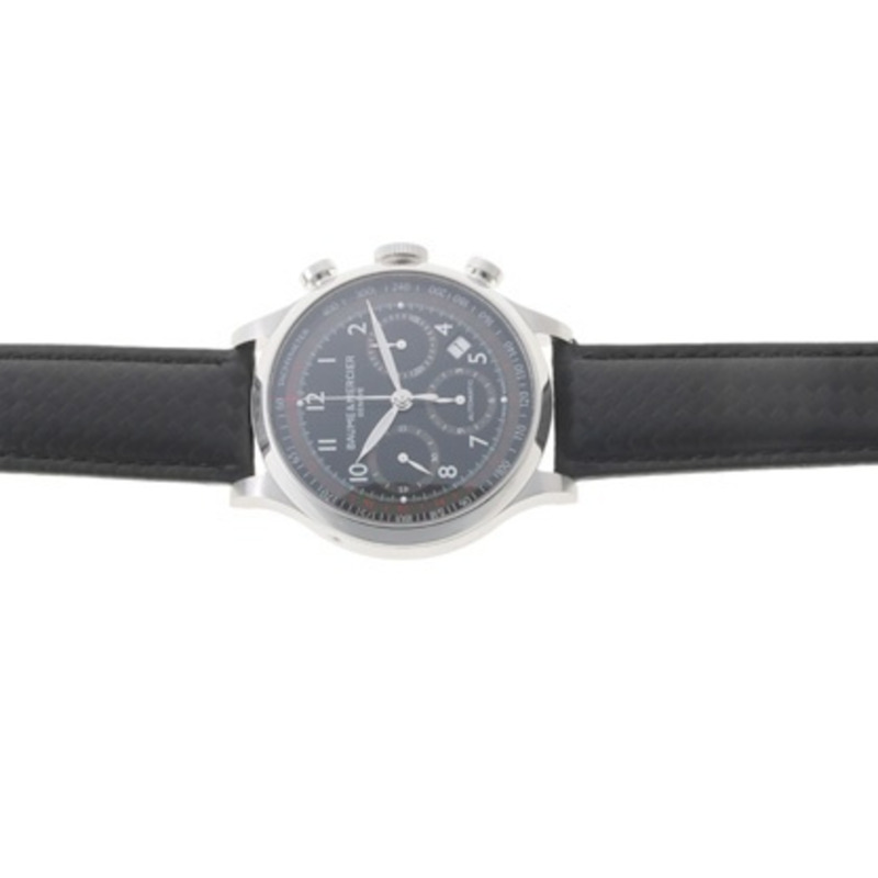Baume & Mercier Capeland 65687 黑色自動腕錶 70258-6