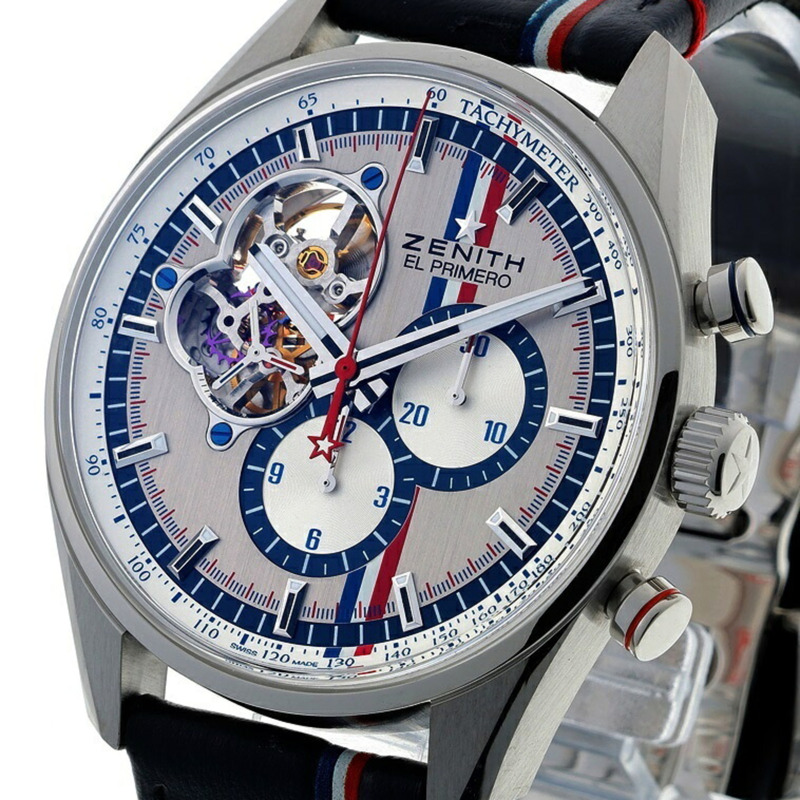 真力時 El Primero Chronomaster 03.2044.4061 01.C746 灰色自動腕錶 1969 Tour Auto Edition A-159864-1