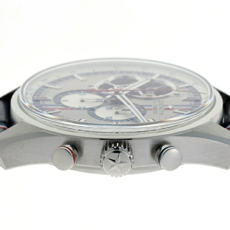 真力時 El Primero Chronomaster 03.2044.4061 01.C746 灰色自動腕錶 1969 Tour Auto Edition A-159864-4