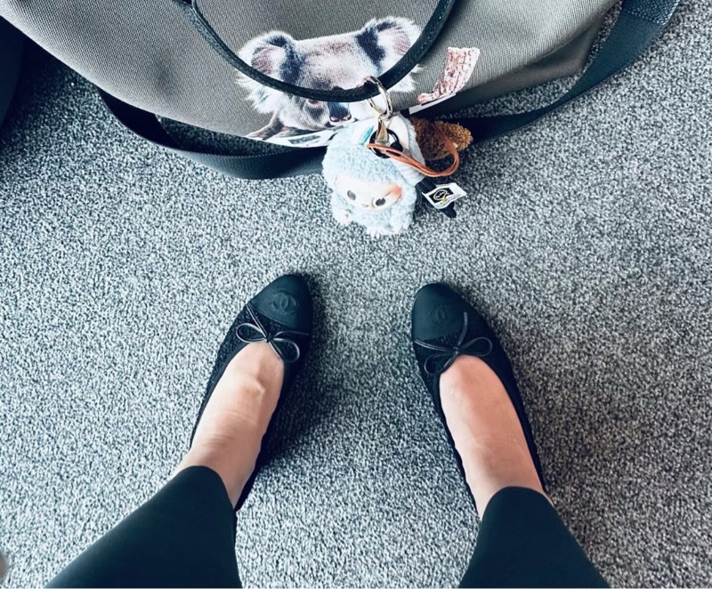 【全新未使用✨黃金37碼❗️大全套】chanel黑色芭蕾舞鞋 37碼 經典款-2