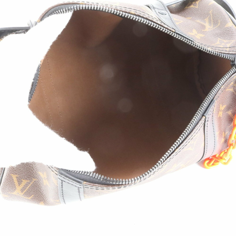 路易威登 Monogram Solar Ray 迷你 Polochon M44479 皮革雙肩包(女款)-6