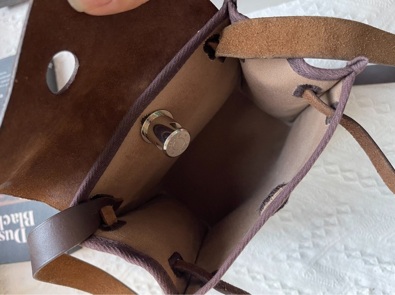 【低價撿漏❗️買到就是賺到❗️經典不過時】Hermes 中古 mini herbag背包 herbag 20 mini 烏木色 銀扣 單袋-8