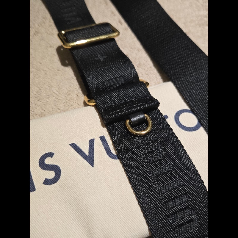 LV 路易威登 Louis Vuitton Petite Malle Souple 黑壓紋 軟皮小硬箱 雙背帶 復古箱包-33
