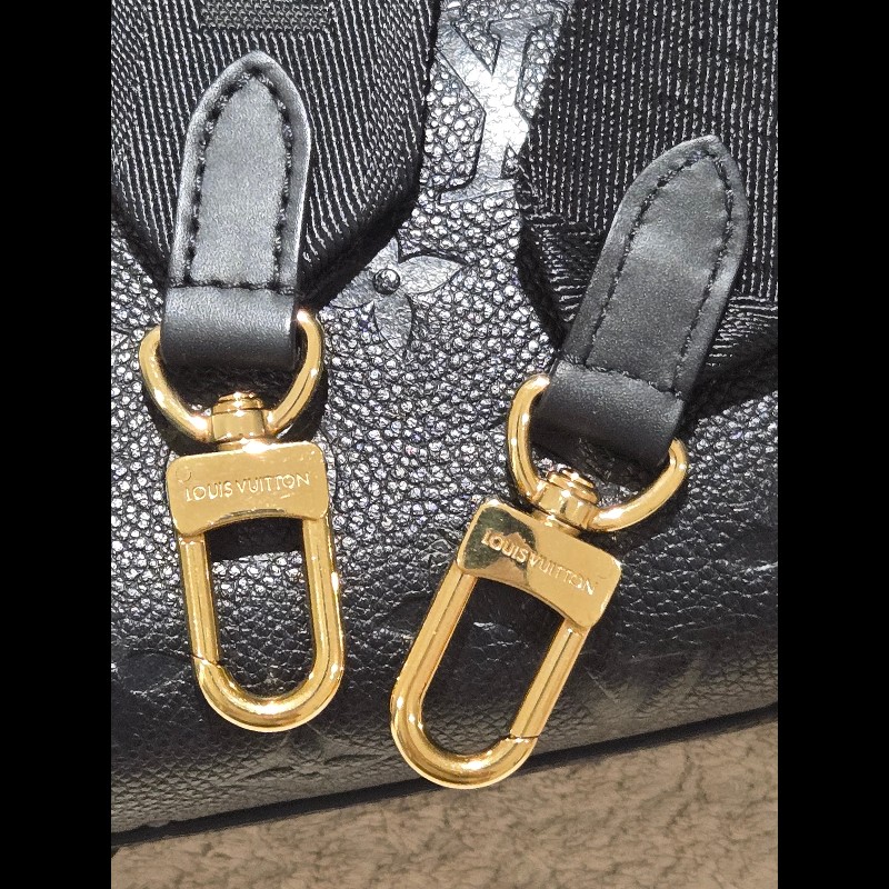 LV 路易威登 Louis Vuitton Petite Malle Souple 黑壓紋 軟皮小硬箱 雙背帶 復古箱包-35