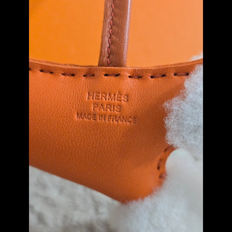 愛馬仕 Hermes Budy charm 橘色 狗狗 吊飾-9