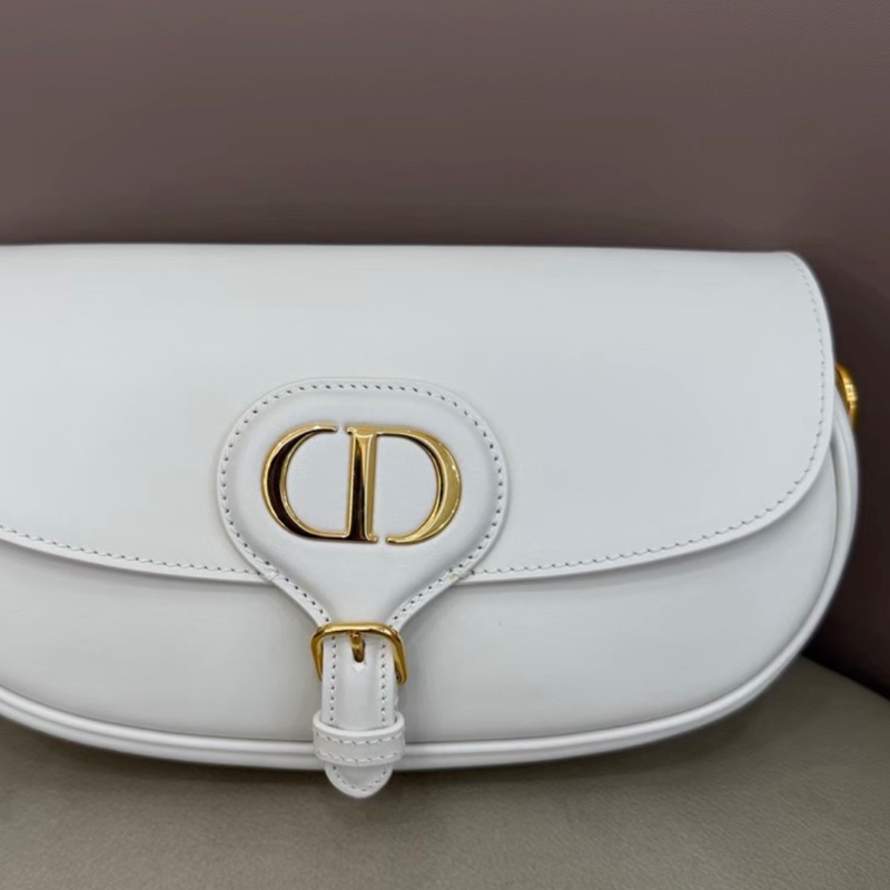【96%新 ✨ 全網最低價!】迪奧 Dior bobby小號 奶白色 新月包 腋下包 (下單前先詢問庫存❗️)-9