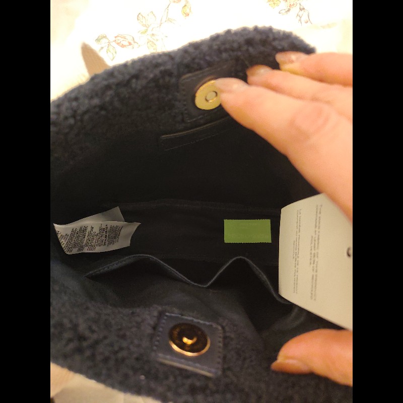 CHLOÉ 毛絨絨托特包（黑）-4