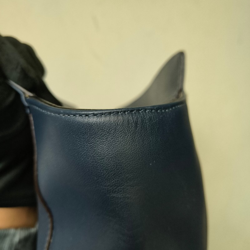 ㊣✨COACH✨蔻馳 藍色 拼色 口袋 皮革 肩背包 手提包 托特包 文件包/二手包/二手精品🌳二手樹屋🌳-29