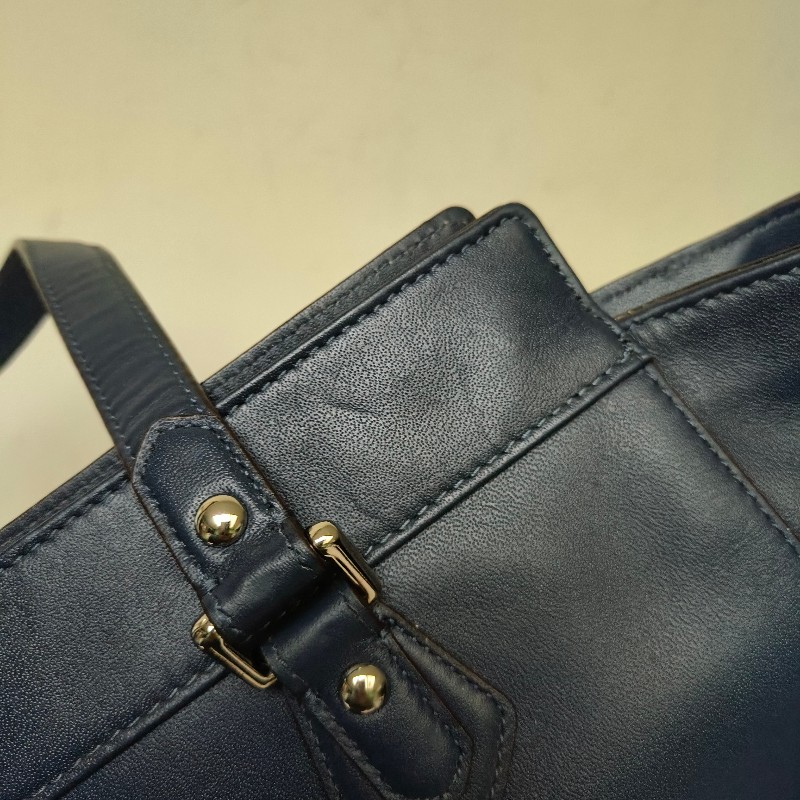 ㊣✨COACH✨蔻馳 藍色 拼色 口袋 皮革 肩背包 手提包 托特包 文件包/二手包/二手精品🌳二手樹屋🌳-33