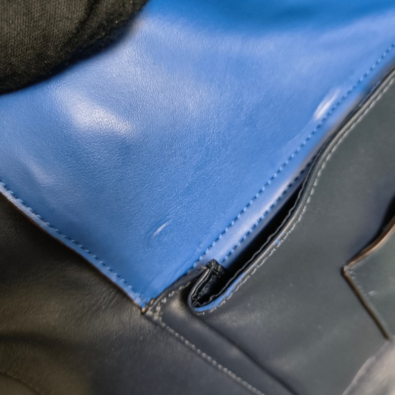 ㊣✨COACH✨蔻馳 藍色 拼色 口袋 皮革 肩背包 手提包 托特包 文件包/二手包/二手精品🌳二手樹屋🌳-51