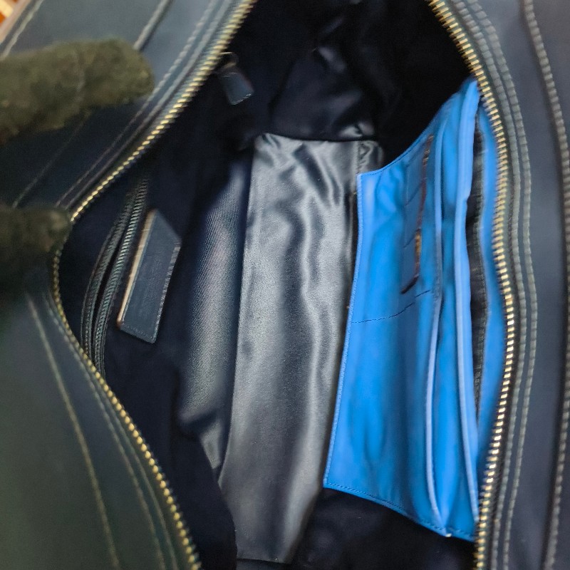 ㊣✨COACH✨蔻馳 藍色 拼色 口袋 皮革 肩背包 手提包 托特包 文件包/二手包/二手精品🌳二手樹屋🌳-56