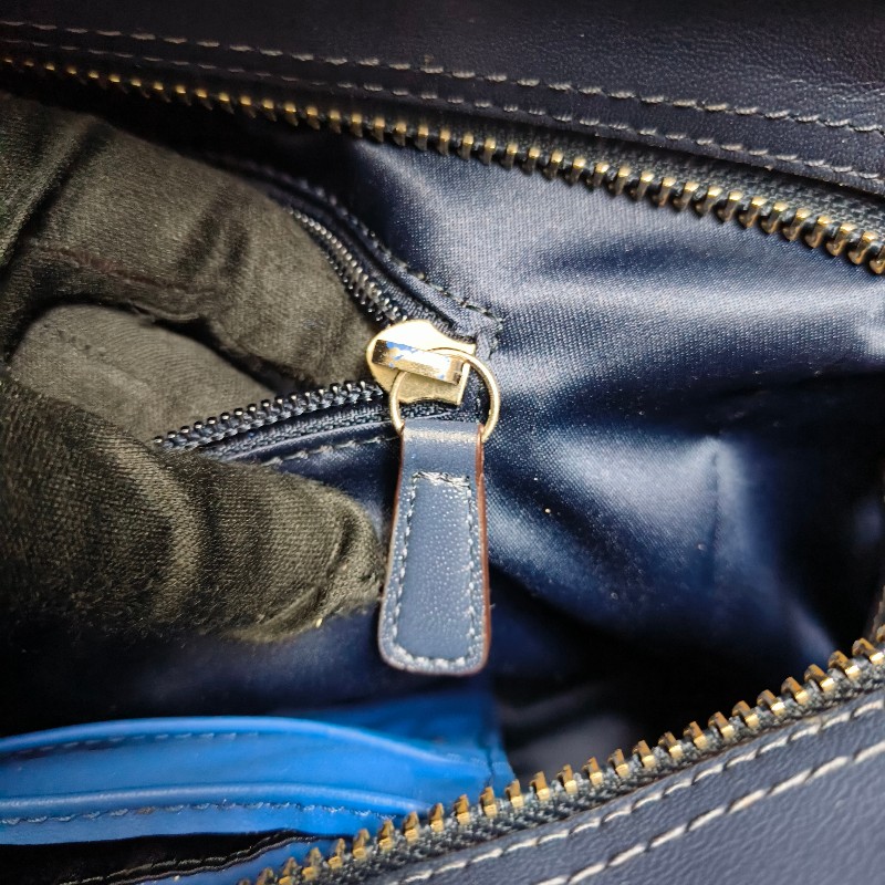 ㊣✨COACH✨蔻馳 藍色 拼色 口袋 皮革 肩背包 手提包 托特包 文件包/二手包/二手精品🌳二手樹屋🌳-65