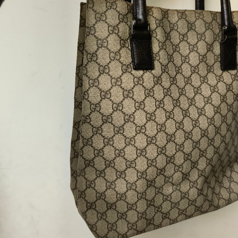 ㊣✨GUCCI✨(附防塵袋)古馳 GG 老花 塗層帆布 皮革 通勤 手提包 文件包 琴譜包/二手包/保證正品🌳二手樹屋🌳-27