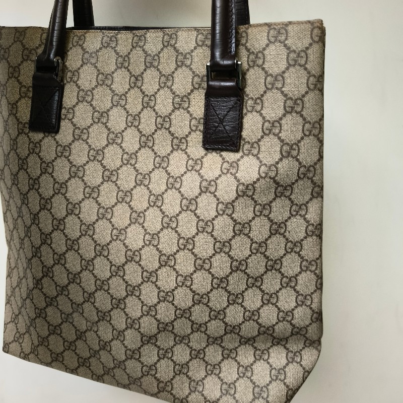 ㊣✨GUCCI✨(附防塵袋)古馳 GG 老花 塗層帆布 皮革 通勤 手提包 文件包 琴譜包/二手包/保證正品🌳二手樹屋🌳-28
