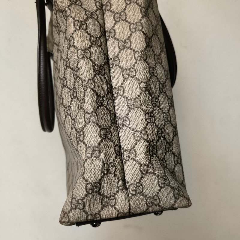 ㊣✨GUCCI✨(附防塵袋)古馳 GG 老花 塗層帆布 皮革 通勤 手提包 文件包 琴譜包/二手包/保證正品🌳二手樹屋🌳-32