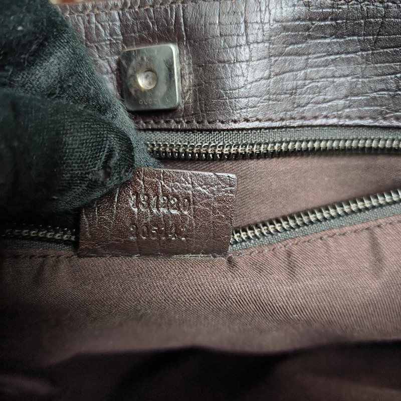 ㊣✨GUCCI✨(附防塵袋)古馳 GG 老花 塗層帆布 皮革 通勤 手提包 文件包 琴譜包/二手包/保證正品🌳二手樹屋🌳-43