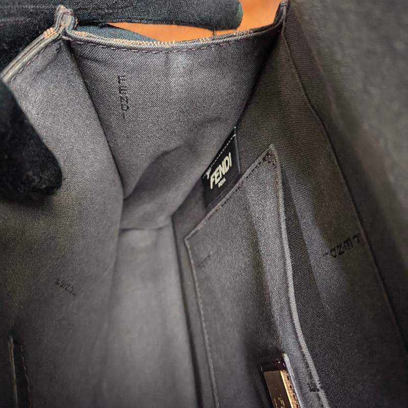 🫅女神購物節狂降(原$15800)‼️只到3/15⏰【8成新】㊣✨FENDI✨芬迪 FF 老花 皮革 兩用 郵差包 手提包 肩背包 斜背包/雙F/二手包/二手精品/保證正品-41