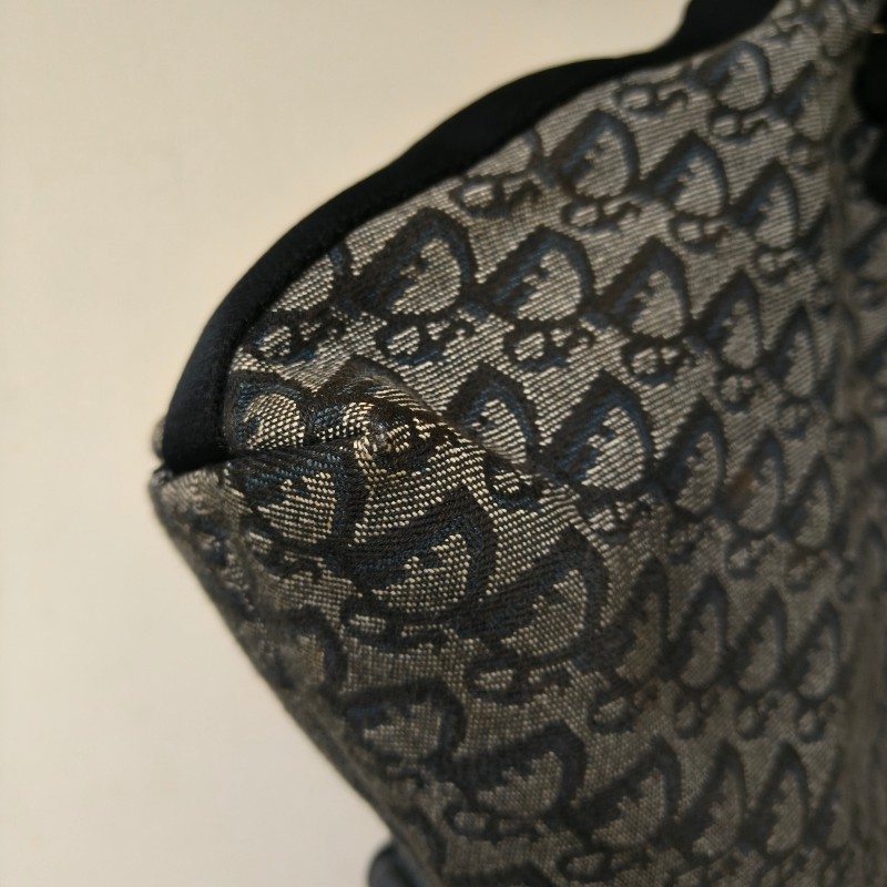 ㊣✨Christian Dior✨迪奧 CD 深藍色 老花 刺繡 輕量 郵差包 肩背包 斜背包/二手包/保證正品🌳二手樹屋🌳-7