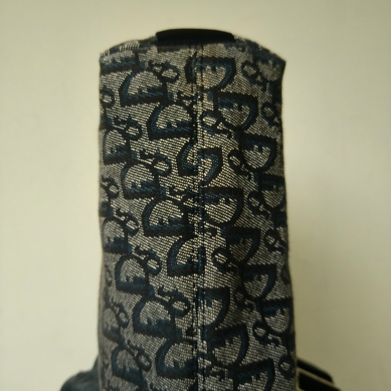 ㊣✨Christian Dior✨迪奧 CD 深藍色 老花 刺繡 輕量 郵差包 肩背包 斜背包/二手包/保證正品🌳二手樹屋🌳-10