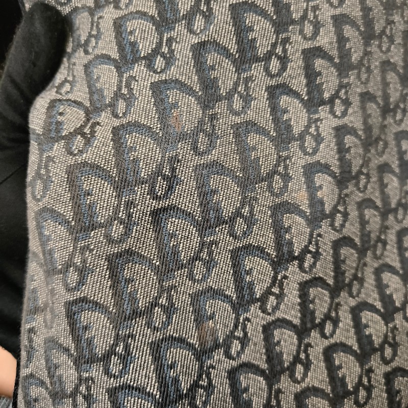 ㊣✨Christian Dior✨迪奧 CD 深藍色 老花 刺繡 輕量 郵差包 肩背包 斜背包/二手包/保證正品🌳二手樹屋🌳-17