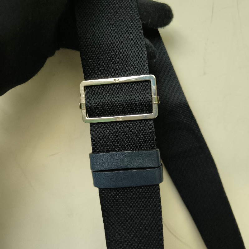 ㊣✨Christian Dior✨迪奧 CD 深藍色 老花 刺繡 輕量 郵差包 肩背包 斜背包/二手包/保證正品🌳二手樹屋🌳-27