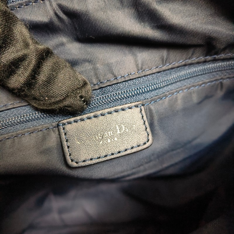 ㊣✨Christian Dior✨迪奧 CD 深藍色 老花 刺繡 輕量 郵差包 肩背包 斜背包/二手包/保證正品🌳二手樹屋🌳-39