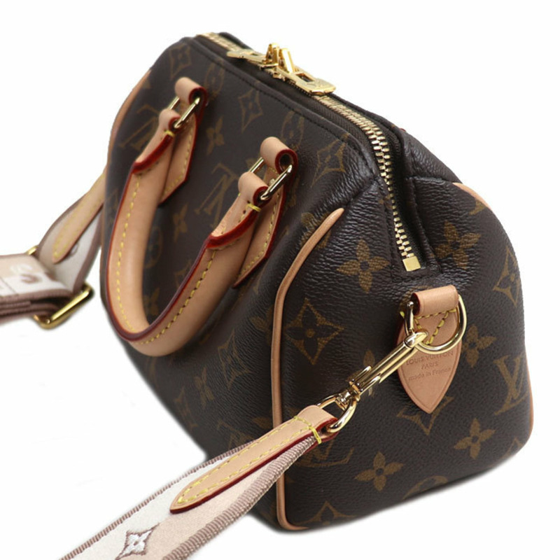 路易威登 Speedy Bandouliere 20 兩用單肩背包 Monogram 棕色 M46222 女士-1