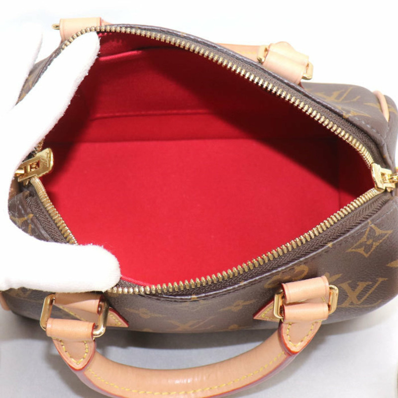 路易威登 Speedy Bandouliere 20 兩用單肩背包 Monogram 棕色 M46222 女士-3