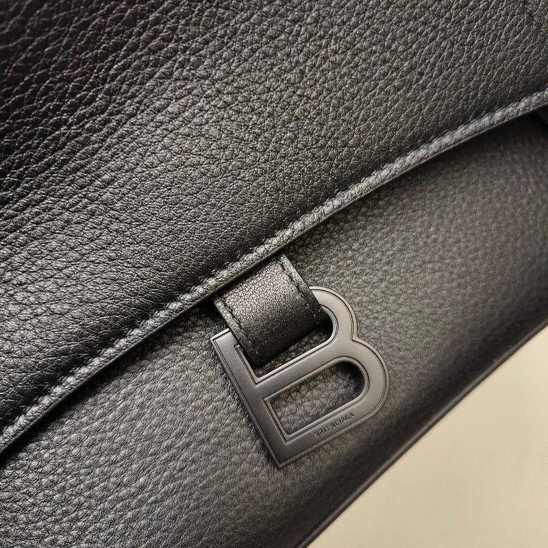 【9成新】㊣✨BALENCIAGA✨巴黎世家 黑色 大號 小牛皮 沙漏包 肩背包 斜背包/二手包/二手精品/保證正品🌳二手樹屋🌳-12