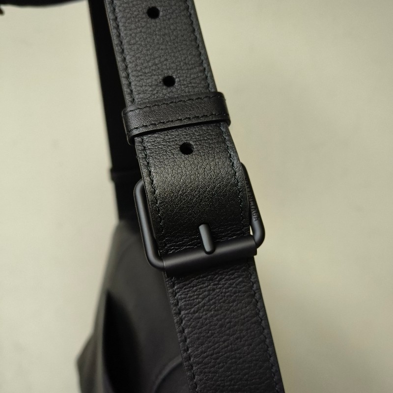 【9成新】㊣✨BALENCIAGA✨巴黎世家 黑色 大號 小牛皮 沙漏包 肩背包 斜背包/二手包/二手精品/保證正品🌳二手樹屋🌳-21